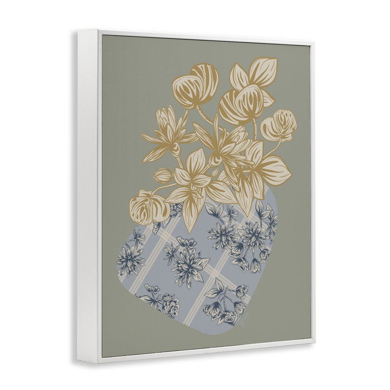 «Beneath The Trees Florals», estampe numérique, design par Beki Marquardt, H 14 po x l 11 po