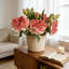 5 pièces de fleurs artificielles de pivoines en soie réalistes - grandes tiges longues pour la décoration intérieure, décorations de la Saint-Valentin et de Pâques, fausses fleurs réalistes pour vase-1829240790