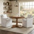 Linen Upholstered Armchair-1482415719