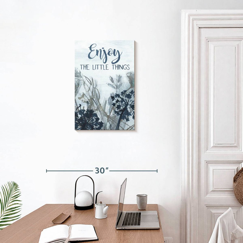 Tergel «Enjoy The Little Things Wildflowers», H 24 po x l 16 po