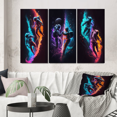 " Cosmic Astronaut Explorers " 3 - Pieces