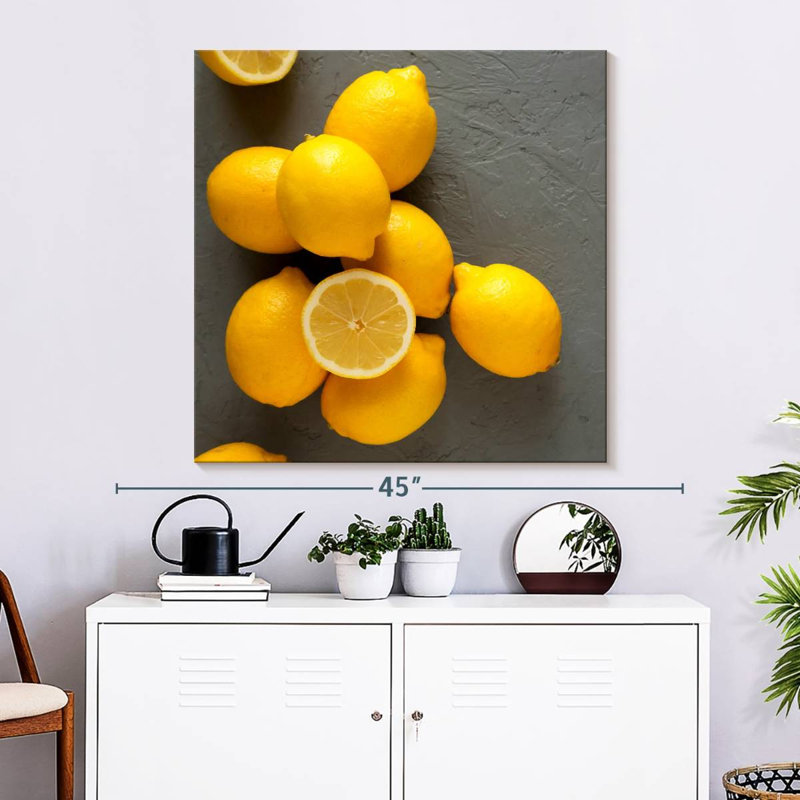 Yarlin Meyer Lemons, 33" H x 33" W