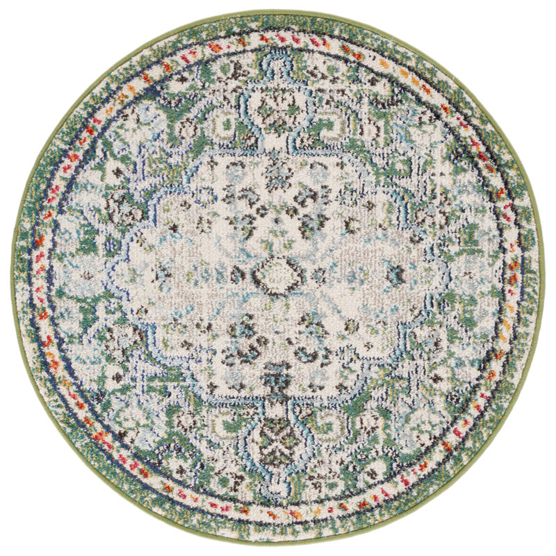 Kaibab Performance Oriental Rug, Round 3'