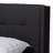 Cherron Upholstered Wingback, Queen Bed, Charcoal 66.50'' W X 82.80'' L X 47.64'' H-985264923-985264933