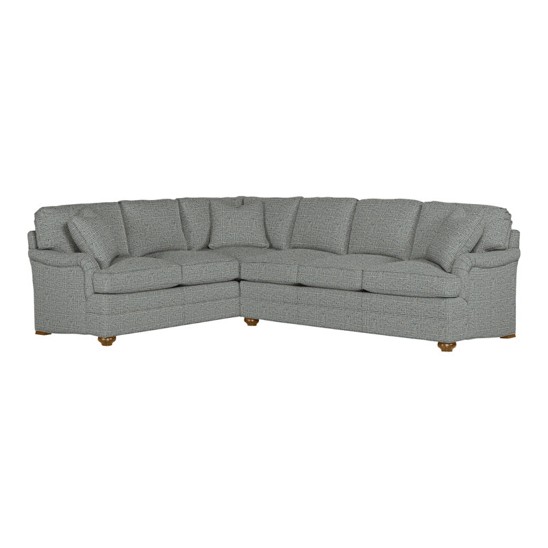 American Bungalow 2-Piece East Lake Modular Corner Sectional, Bennett Carolina, Navajo