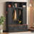 Hall Tree With Hooks And Adjustable Shelves-1116806399