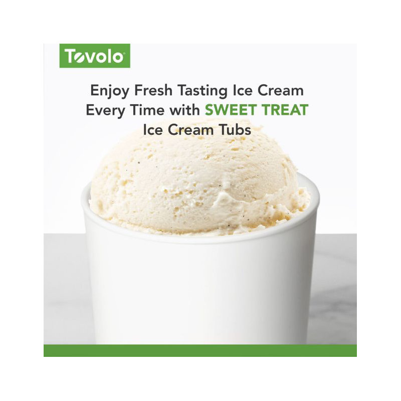Tovolo Sweet Treats Tub 1 QT, Tropical Breeze