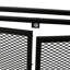 Pare-étincelles en fer noir mat - renforcé, H 30,68 po x l 40,33 po