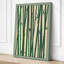 Bamboo in Green Japandi - Wrapped Canvas-1049243512-1049243518