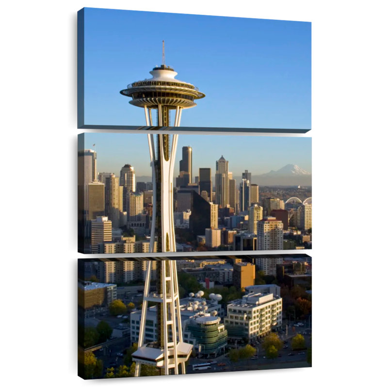 Lilie Seattle's Space Needle, H 38 po x l 24 po