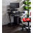Mechtild Metal Base Gaming Desk in Black