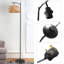 Alikah 160cm Black Reading Floor Lamp