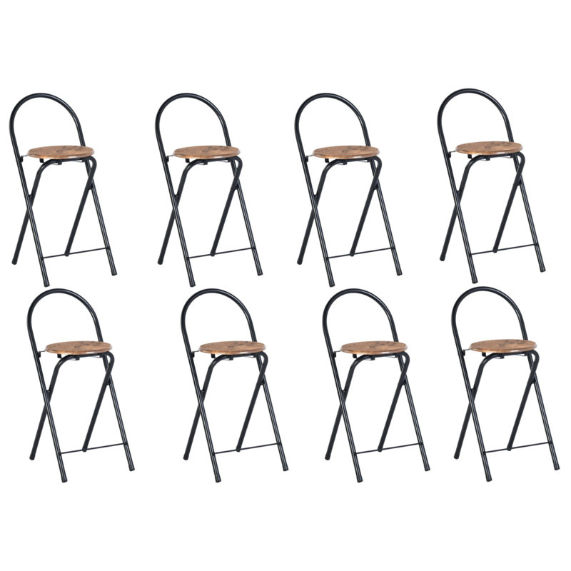 Anastice Counter Stool with Metal Frame