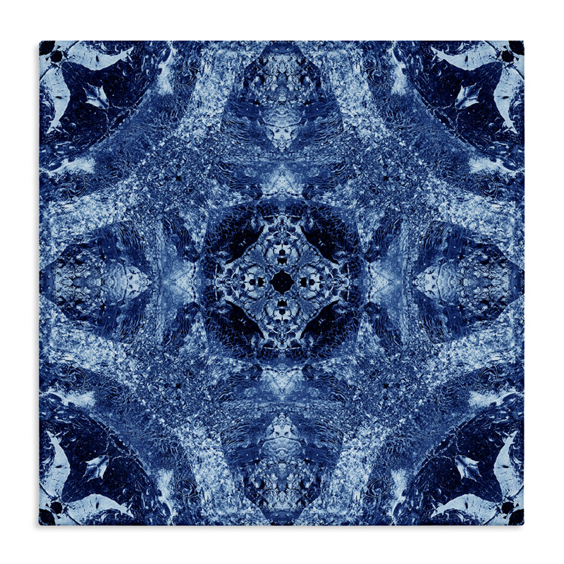 Art sur toile à motif de mosaïque par El Perkin, H 24 po x l 24 po