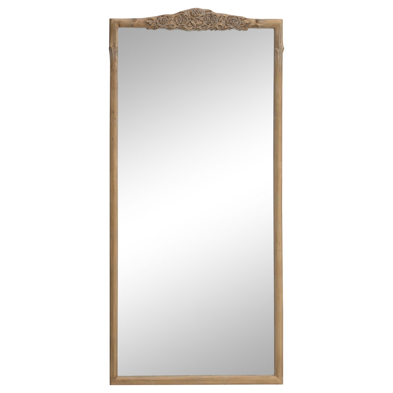 Miroir mural Aruther, Or rétro, 65 po x 30 po