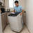 Portable Full-Size Washing Machine With Built-In Drain Pump - 2.8 Cu.Ft Capacity & 12 Custom Programs