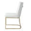 Chaise d'appoint en velours de 24,2 po Kussai