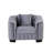 Modern Giant Velvet Living Room Accent Chair-1663681782