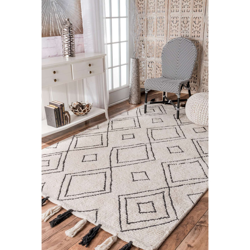 Fulda Moroccan Indoor Rug, Rectangle 5' x 8'