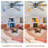 72 Inch Ceiling Fan with Light Chrome Extra Large Ceiling Fan Dimmable, 6 Speed DC Motor Ceiling Fans for Living Room-437049009