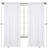 Eyelet White Collection Window Panels