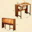 Bureau pliant en bambou, bureau d'ordinateur peu encombrant pour les petits espaces, table d'étude pliable pour chambre à coucher, bureau personnel, dortoir, appartement-1948096772