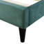 Lit plateforme en tissu d'ameublement-511404792