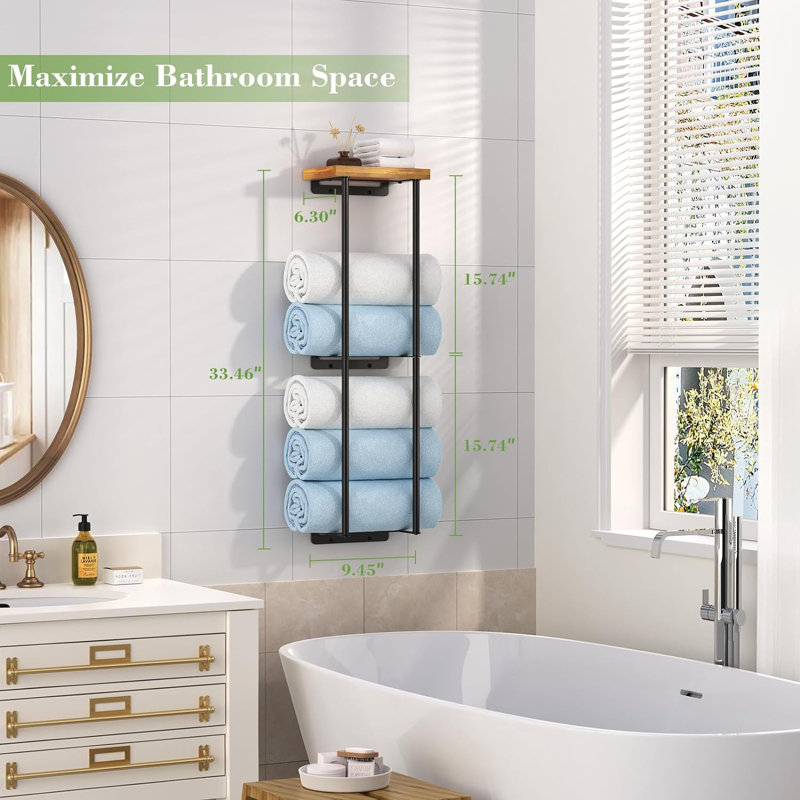 Wall Towel Rack