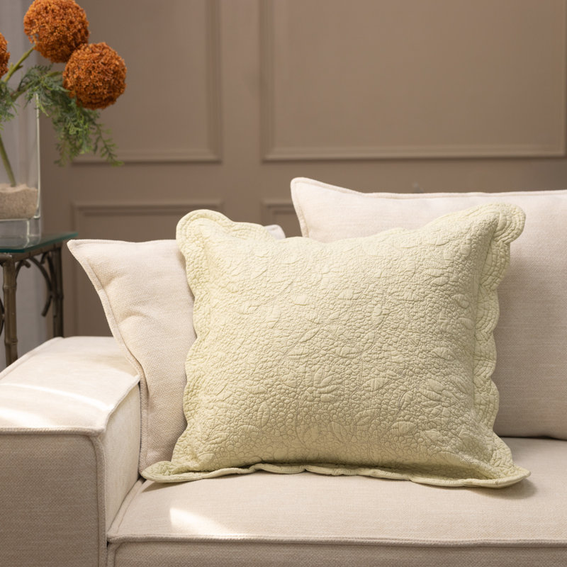 Coussin AURORA, sauge 16 x 16, Vert
