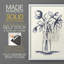 Indigo Bud Vase I-Premium, reproduction encadrée - prêt à être accroché - aucun clou requis - aucun clou requis-1621379438-1621379227