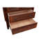 Garde-robe à deux tiroirs avec tringle de suspension Fireside Lodge Barnwood-9375352-9561666