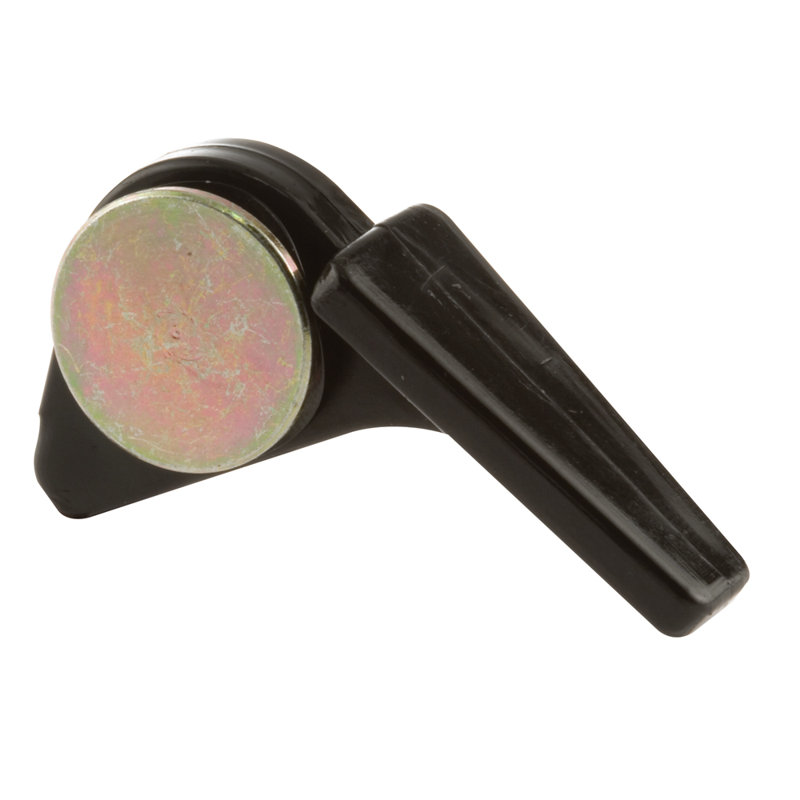 Window Latch, Fits Rolleze Series 710 Horizontal Sliding Windows, 1/2 in. Stem Diameter, Black Plastic, (Single Pack)