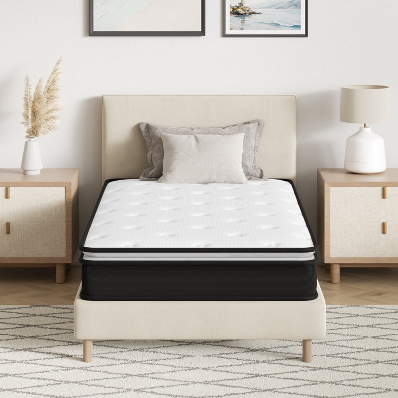Sleep by Wayfair™ 8"/10"/12" Plush Pillow Top Mattress, Twin , 8"