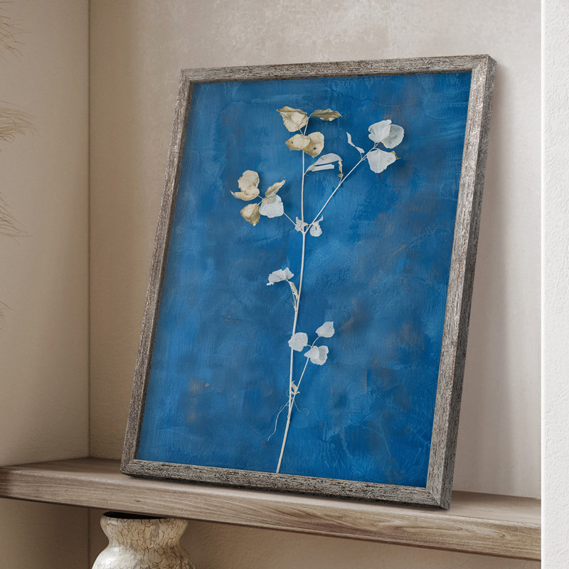 Impression encadrée FLORAL Series Lxx - Bois massif, H 30 po x l 24 po