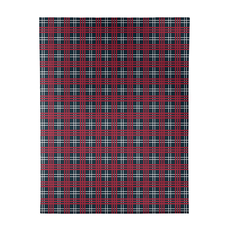 Plaid Indoor Rug, Rectangle 9' x 12'