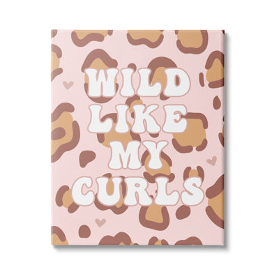 Motif léopard Wild Like My Curls
