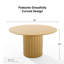 Table de salle à manger en bois massif-395567403-395567401