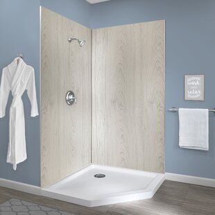 Jetcoat™ 78" x 42" x 42" Two Panel Neo-Angle Shower Wall