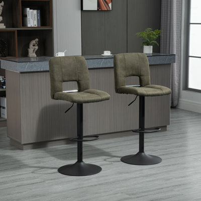 Tabouret de bar pivotant à hauteur réglable