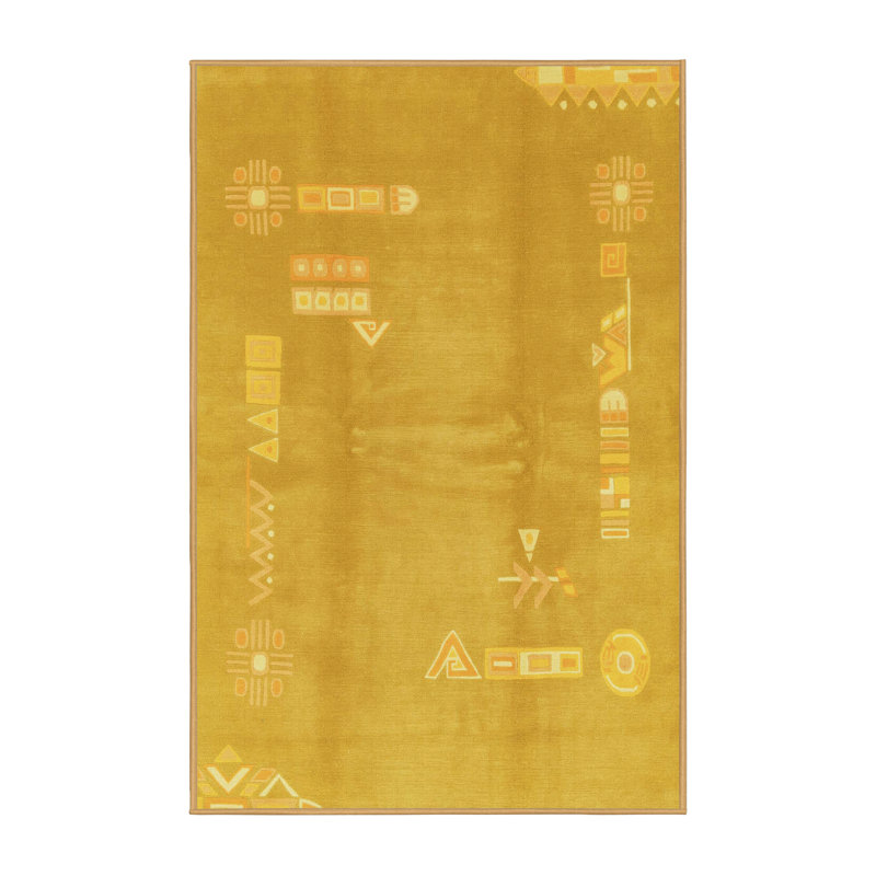Abstract Indoor Rug, Rectangle 5' x 7'