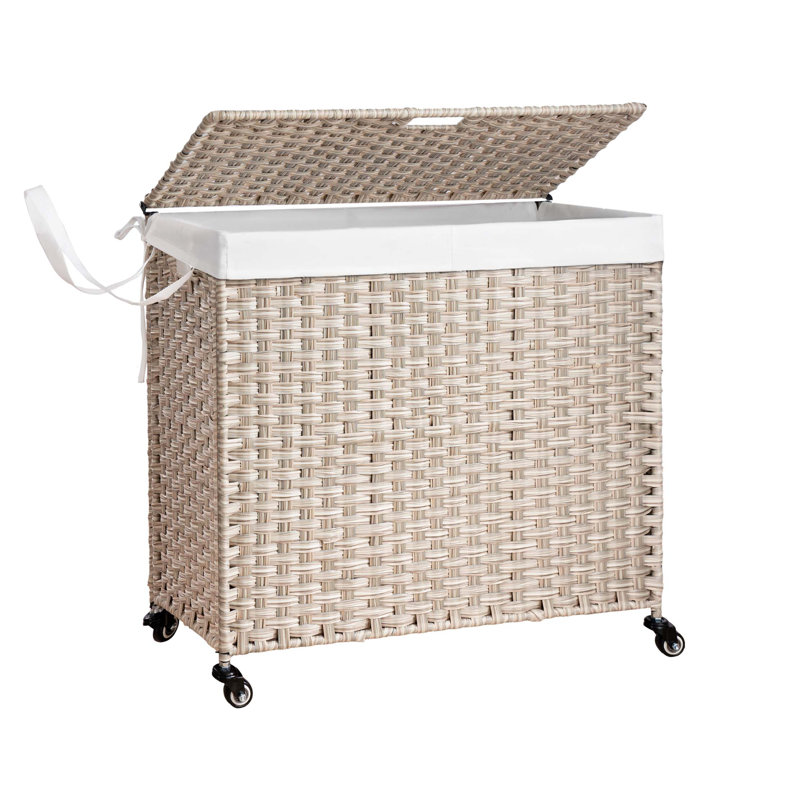 Panier à linge avec couvercle