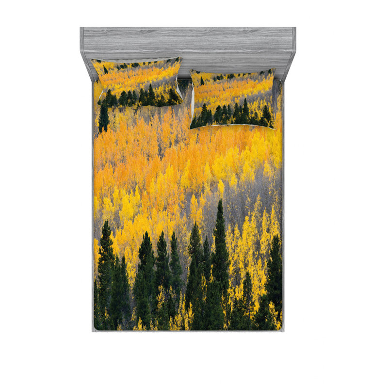 Microfiber Sheet Set, Queen Sheet Set with Fitted Sheet