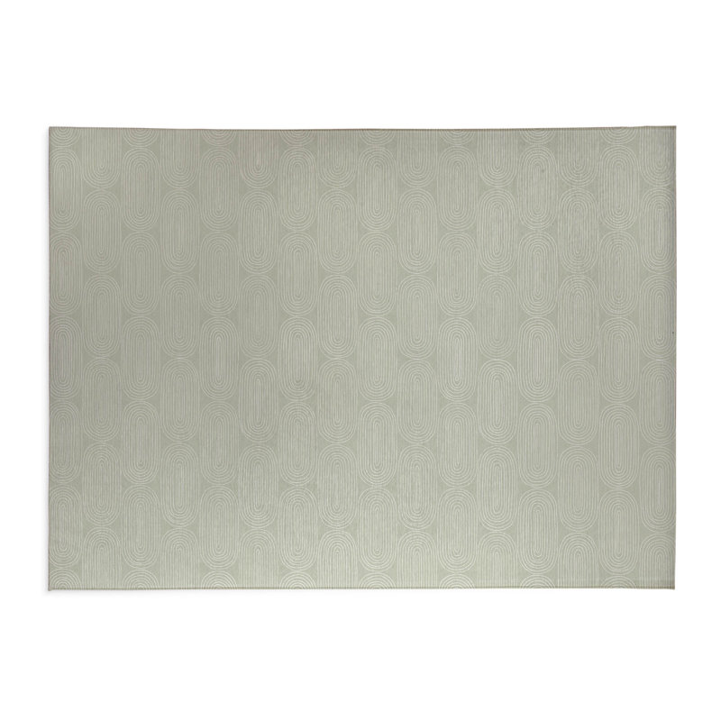 Earthy Embrace Kids Play Mat, Light Green, Rectangle 2' x 3'