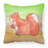 Squirrel Watercolor Indoor/Outdoor Throw Pillow-323061779