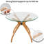 Base de table courbée moderne Mid Century