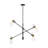 Nesmith 4 - Light Dimmable Sputnik Modern Linear Chandelier