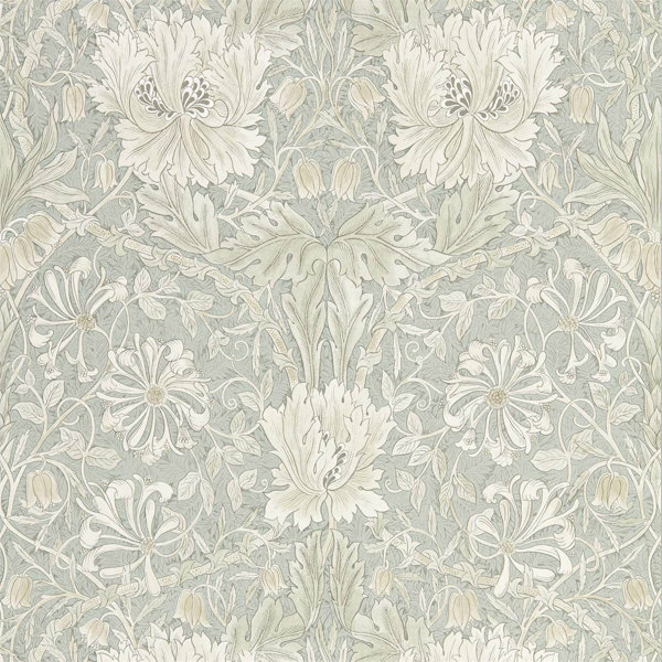 Pure Pimpernel by Morris - Black Ink - Wallpaper : Wallpaper Direct