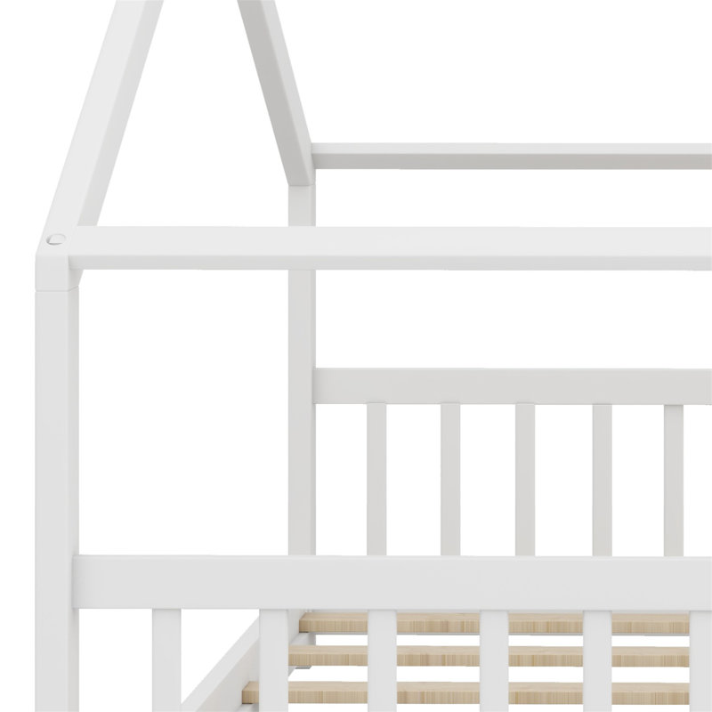 Lit en bois House House, Blanc