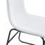 Ensemble de 4 élégantes chaises en cuir de polyuréthane au design ergonomique et rembourrées antidérapantes pour une assise confortable et sécuritaire