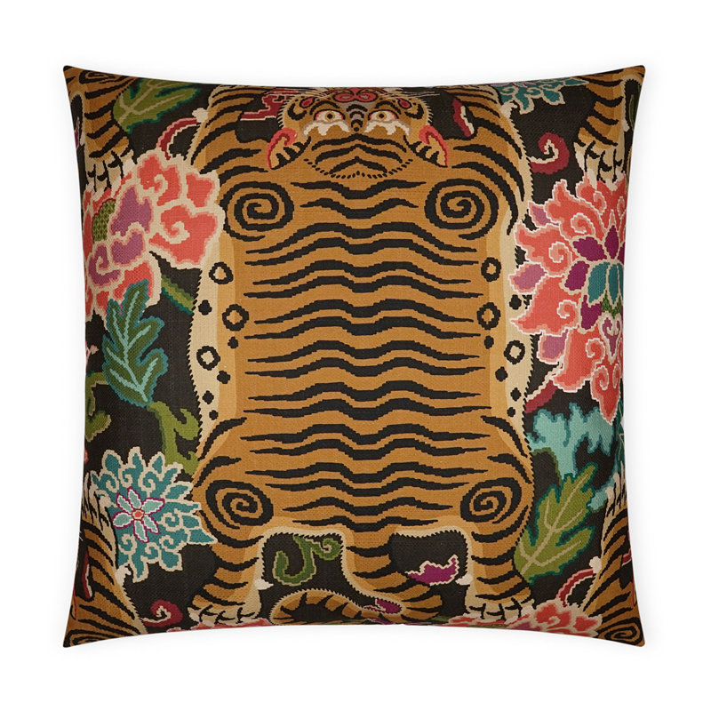 Tiger Pillow Cover & Insert, Rectangle 14"H x 24"W